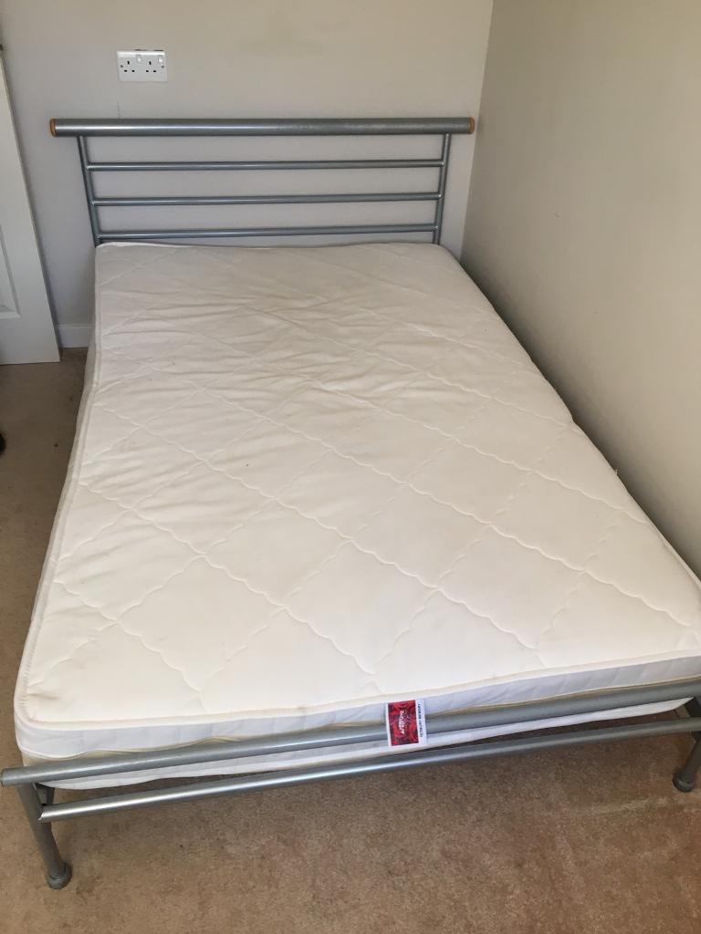IKEA 3/4 bed frame and mattress in Chester Le Street, County Durham