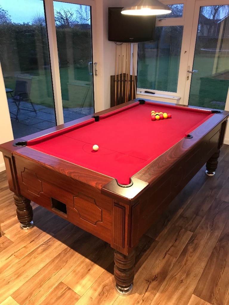 new full size pool table