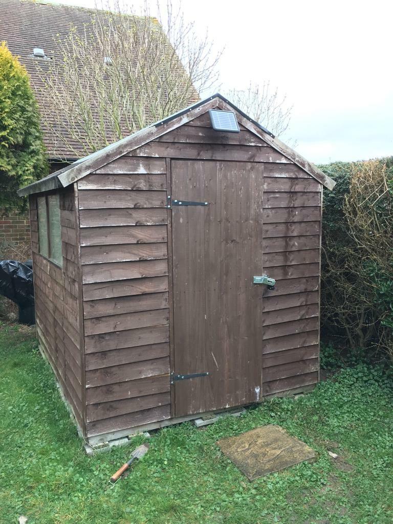 8x6ft Wooden Shed with Window in Emsworth, Hampshire 
