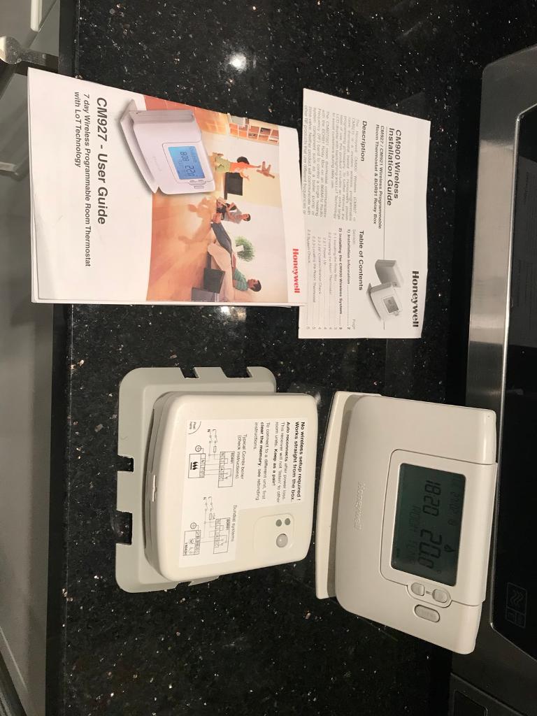 Honeywell wireless thermostat and boiler receiver in Chelmsford