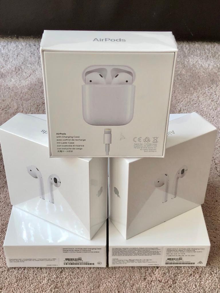 💯 GENUINE APPLE AIRPODS BRAND NEW IN SEALED BOXES, UK MODEL WITH 1