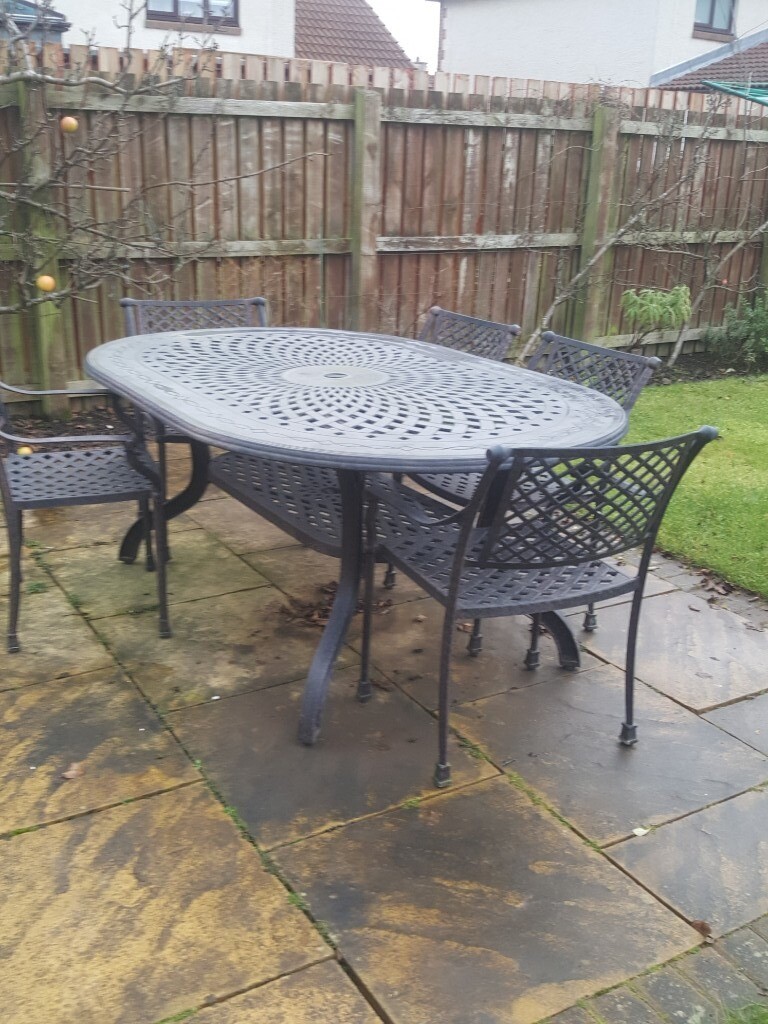 Cast aluminium 6seater garden table in Liberton, Edinburgh Gumtree