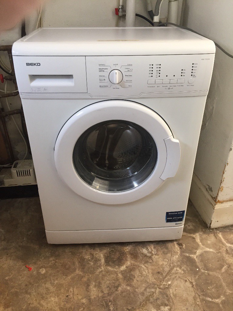 Beko WM5102W frontloading auto washing machine, white, 5kg capacity