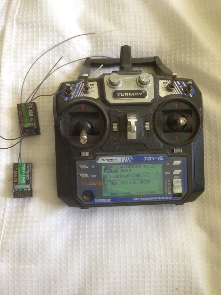 Turnigy TGY i6 and Two Receivers. in Kirkmuirhill, South Lanarkshire