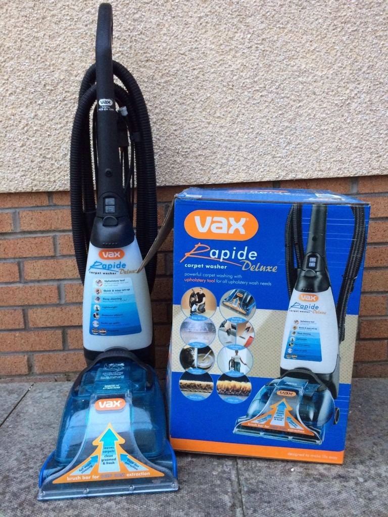 SOLD Vax Rapide Deluxe Carpet Washer V026 (used twice) in
