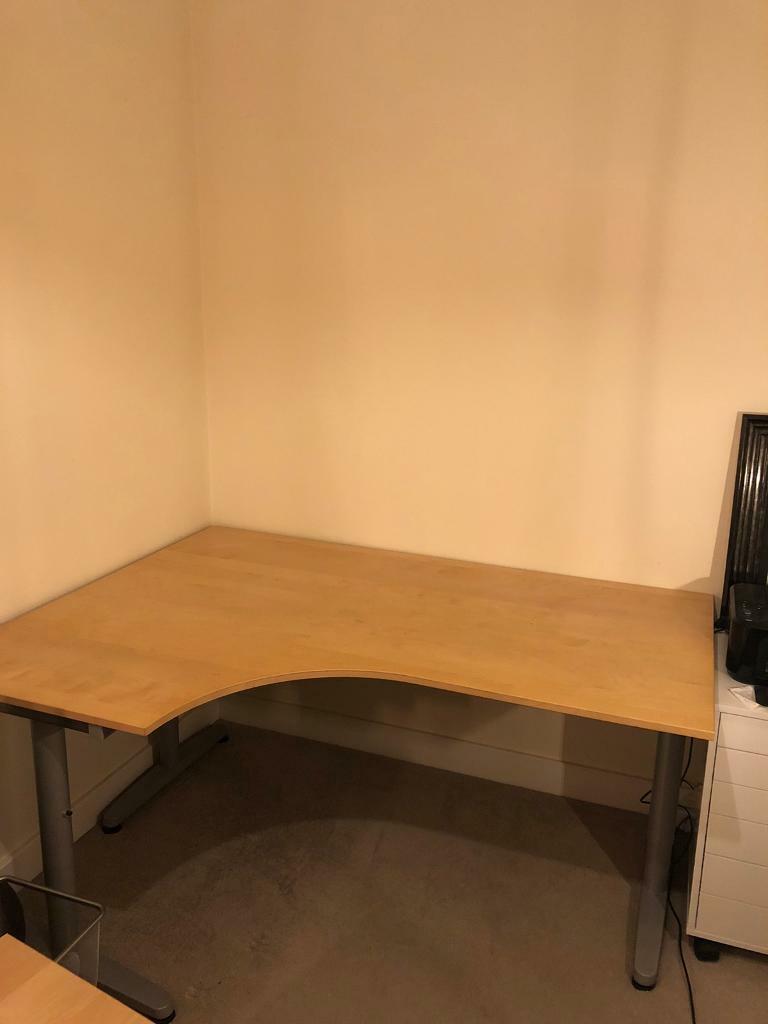 IKEA desk beech wood in Shefford, Bedfordshire Gumtree