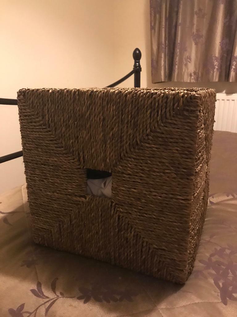 Seagrass baskets for Ikea storage in Leicester, Leicestershire Gumtree