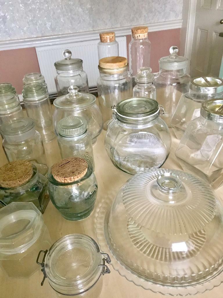 Decorative glass storage jars in Cromer, Norfolk Gumtree