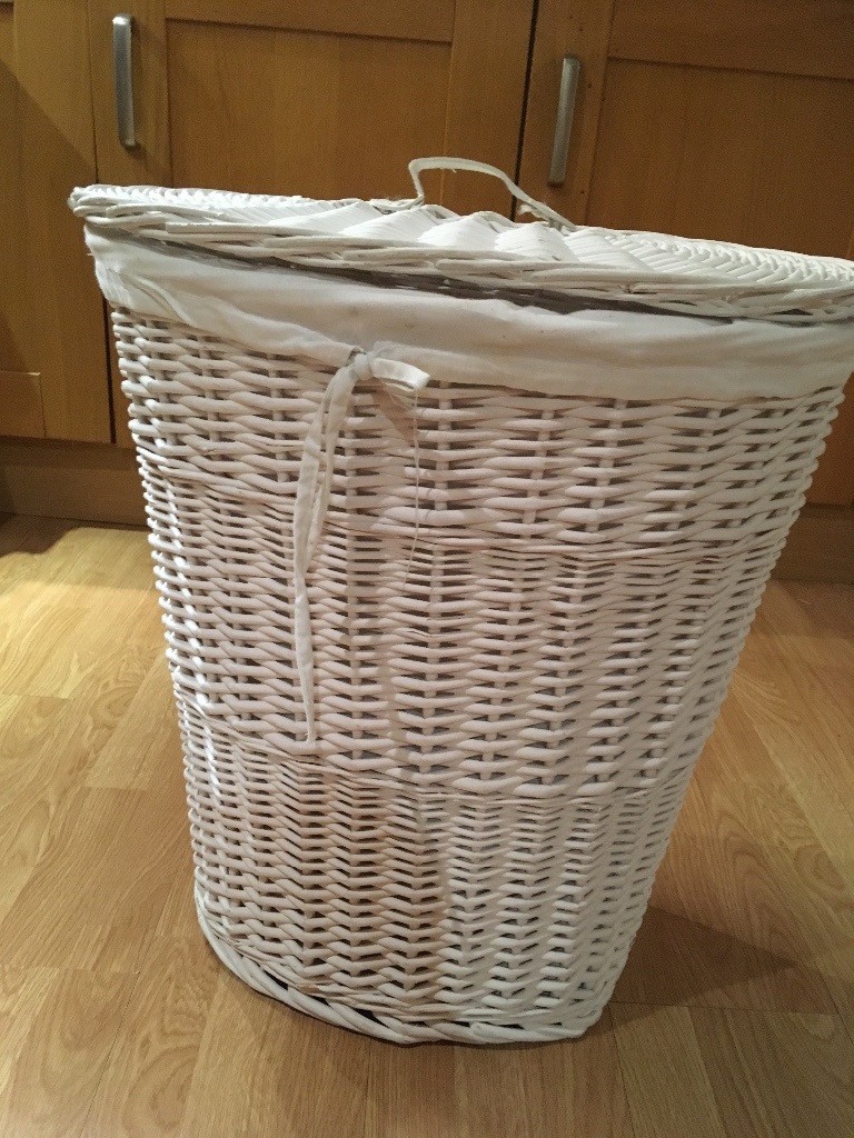 White wicker. Laundry basket in York, North Yorkshire Gumtree