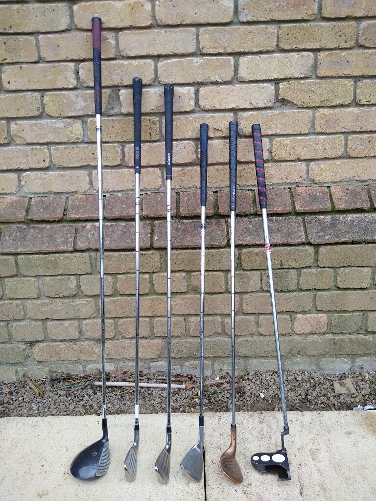 Beginner Golf Set Howson Driver & PW, Slazenger Putter & 5 & 3 Irons