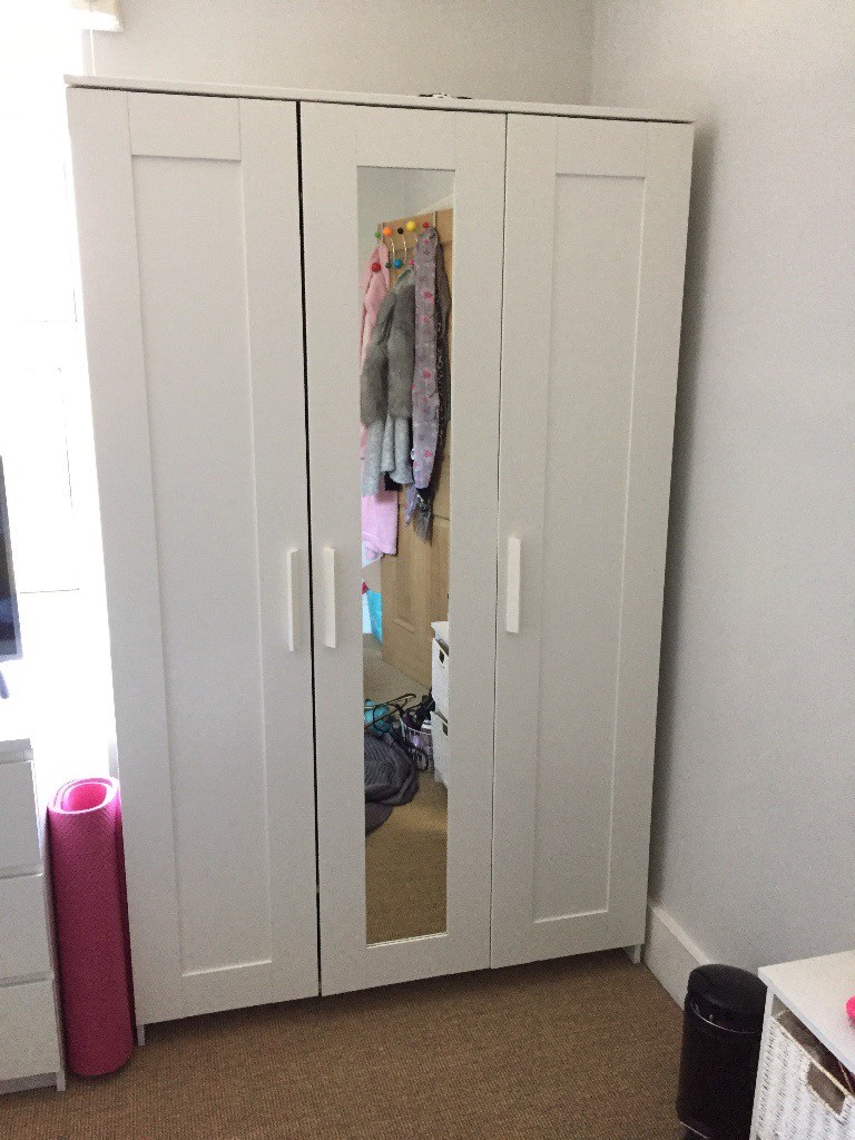 IKEA white ‘Brimnes’ 3 door wardrobe in Wandsworth, London Gumtree