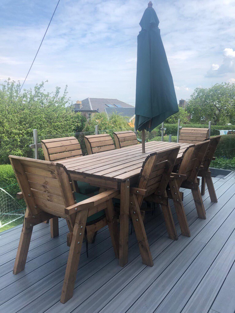SOLD. Wooden Garden Furniture Set Charles Taylor Trading in