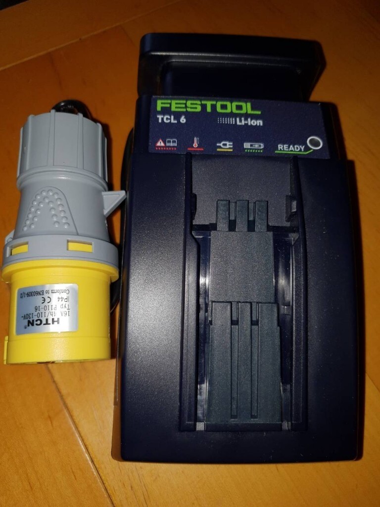 Festool 201138 Quick Airstream TCL6 Top Battery Charger 2019 model 110