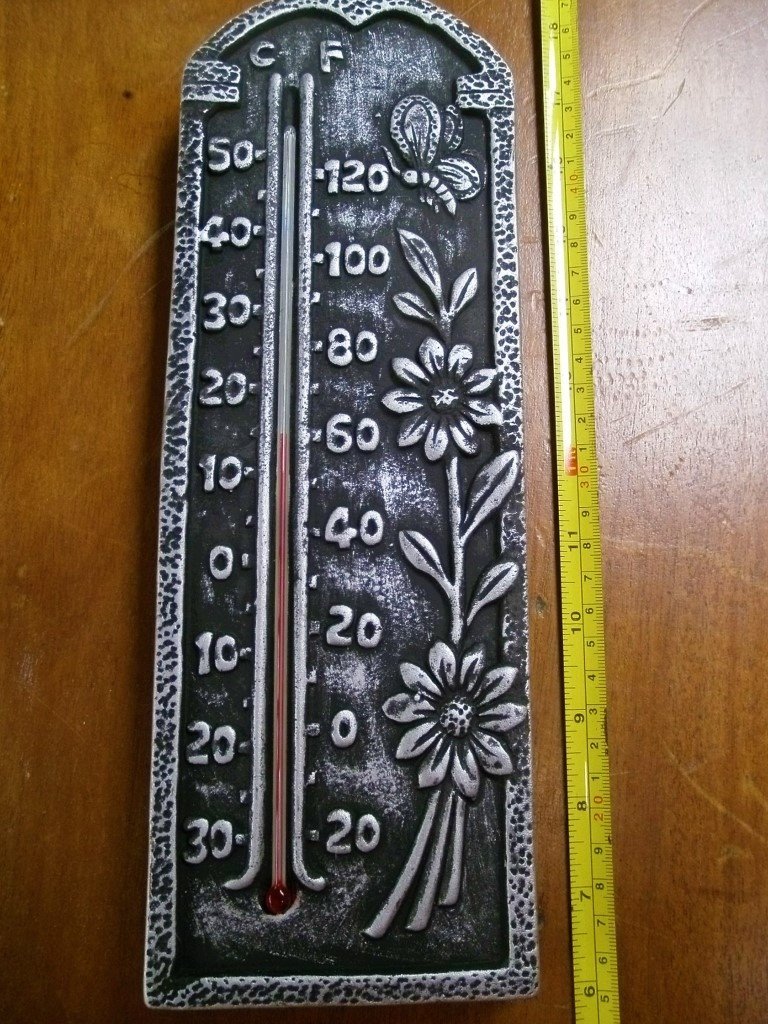 Large BRAND NEW / BOXED Terracotta Outdoor Thermometer in Bradford