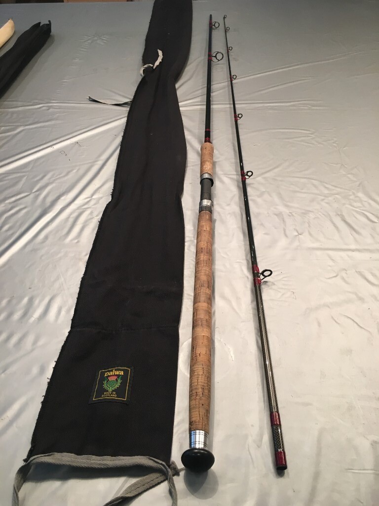 Daiwa Amorphous Whisker Salmon Spin 11" Fishing Rod Great Condition Made in Scotland in