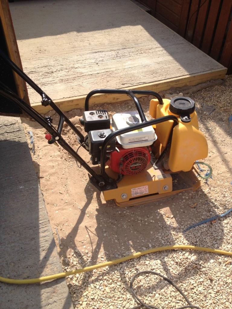 Wacker plate only used a couple of times as new condition in