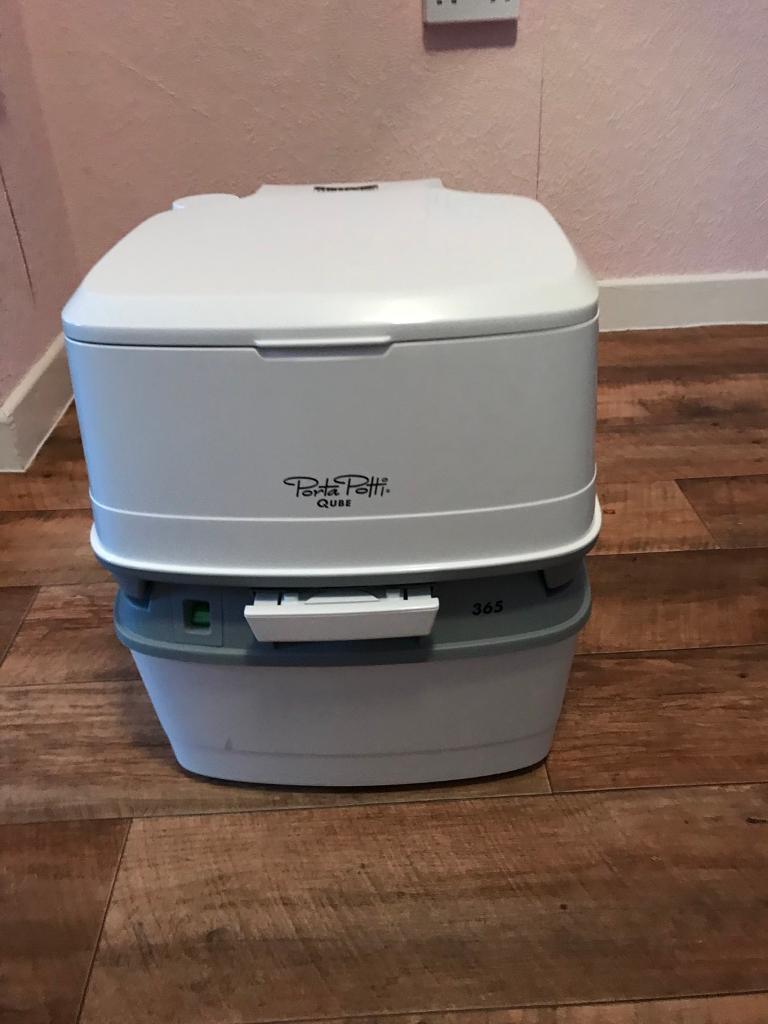 Portable chemical camping toilet Porta Potti Qube in Newport Gumtree