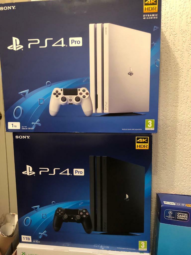 Brand new sealed PS4 PRO 1TB Full warranty and receipt in Leicester