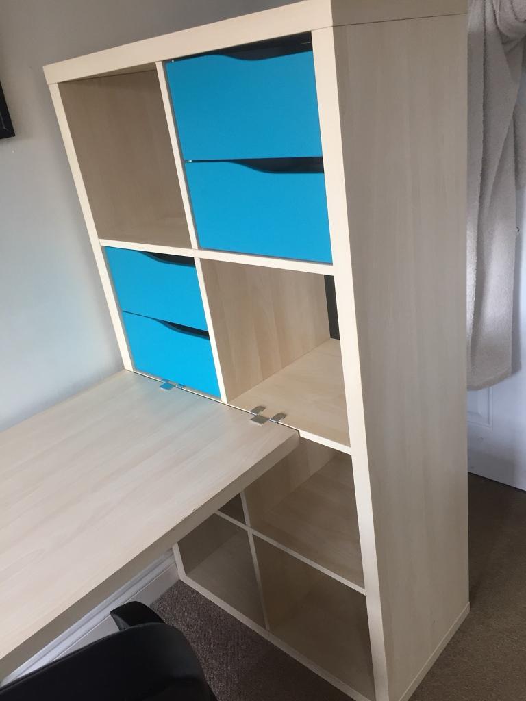Ikea Desk with storage shelves in Stoke Gifford, Bristol Gumtree