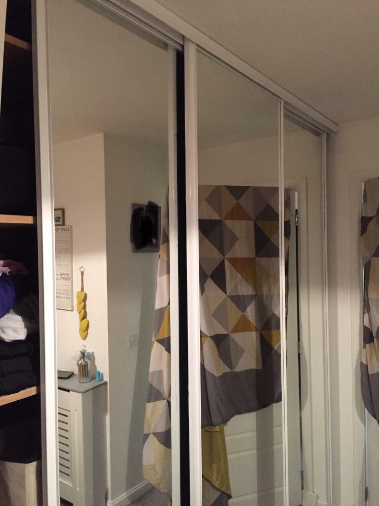 Floor To Ceiling Mirrored Wardrobe In Coatbridge North Lanarkshire
