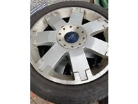 Ford alloys x5 17 inch with tyres