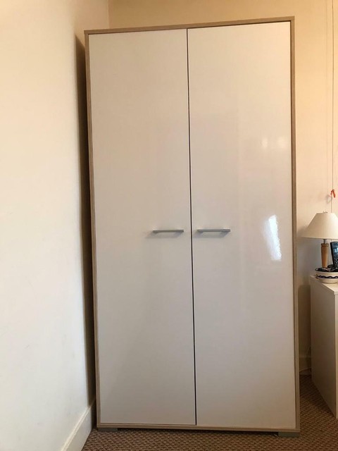 White Gloss Wardrobe In Balerno Edinburgh Gumtree
