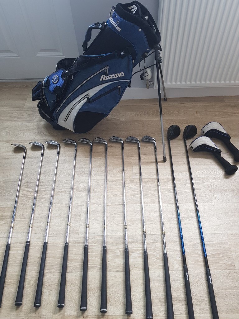 Set of Used Mizuno MX23 Golf Clubs with 5 and 3 JPX Woods in Wirral