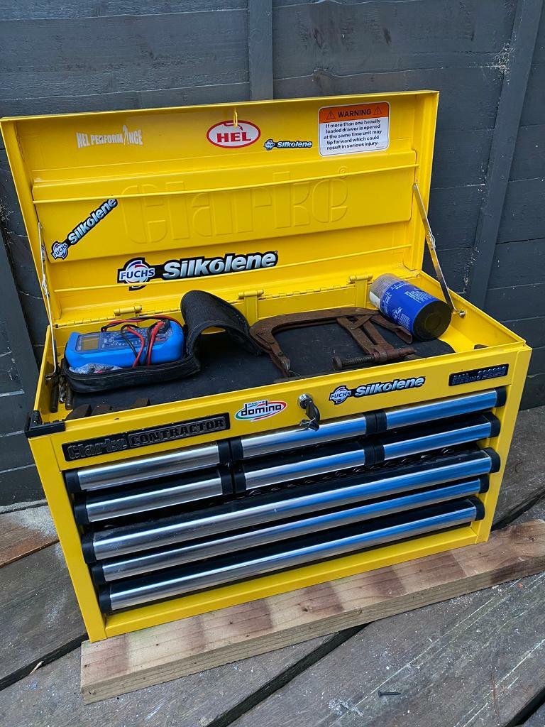 Mechanics tool chest box with tools in Longhope, Gloucestershire