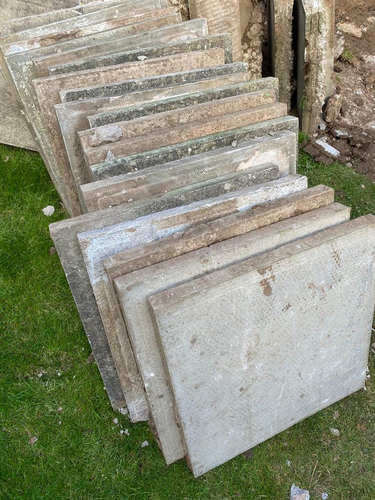 Concrete paving slabs (free for collection) in Chester, Cheshire