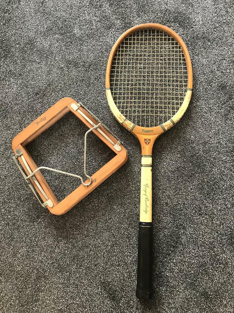 Vintage Tennis Racket Grays of Cambridge Varsity Model in Blackheath