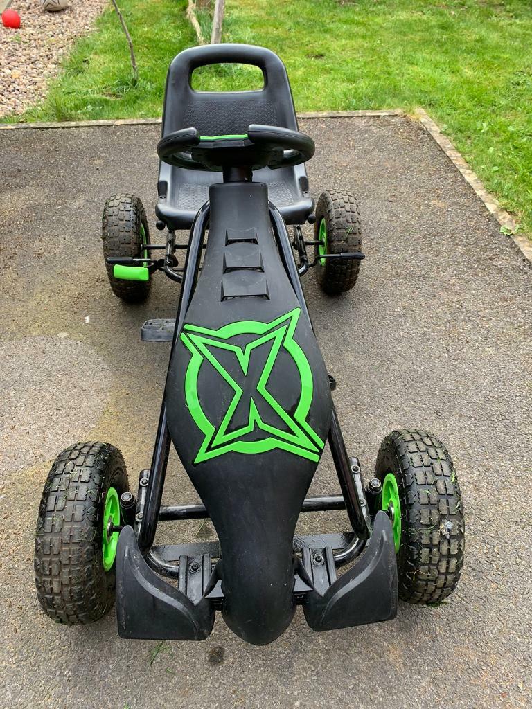Xootz Viper Racing Go Kart, Pedal Car with Gear Stick and Handbrake