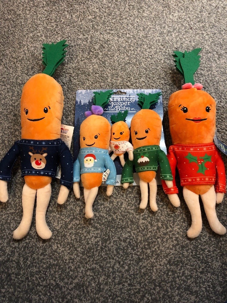 Aldi Christmas Perfect Present Limited Edition Kevin Carrot and Family