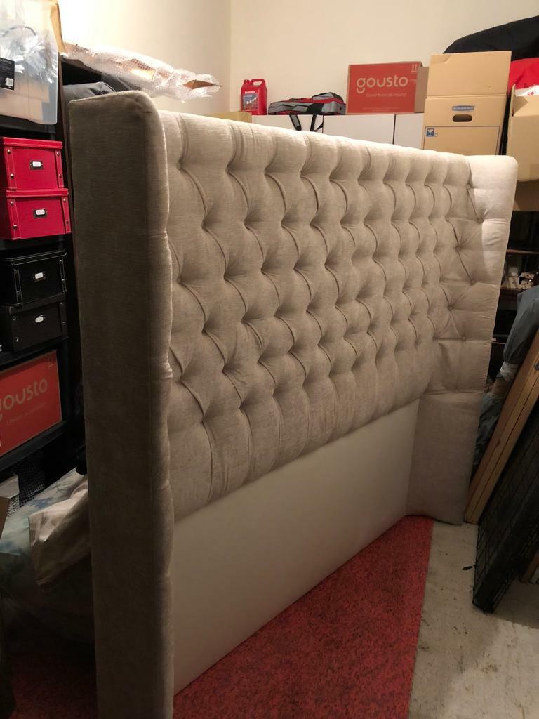 PENDING COLLECTION Winged headboard for double bed in Falkirk Gumtree