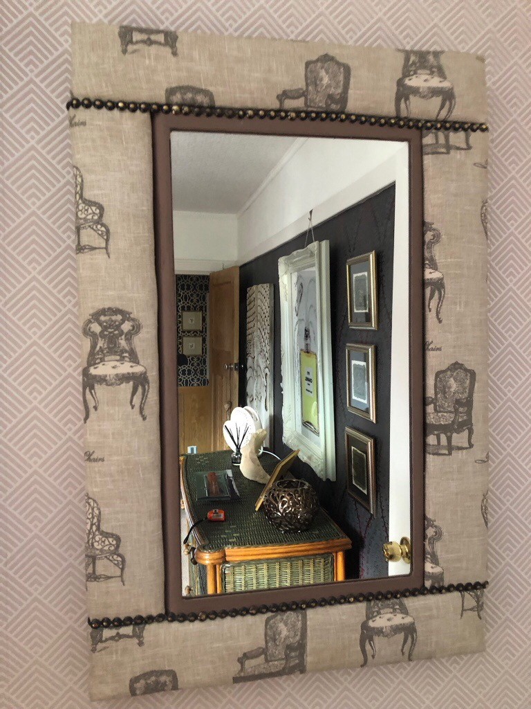 Fabric framed mirror in Hucknall, Nottinghamshire Gumtree