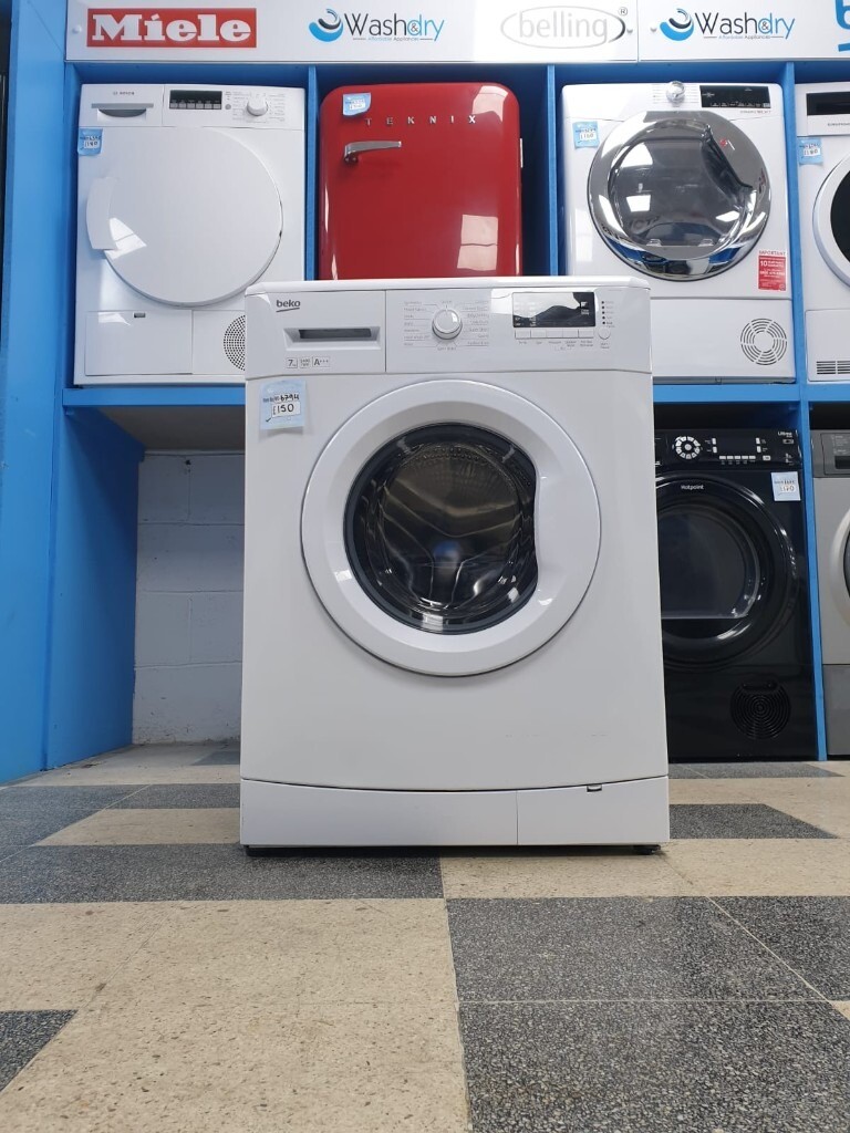 E6794 White Beko 7kg 1400spin A+++ Washing Machine WM74145W in