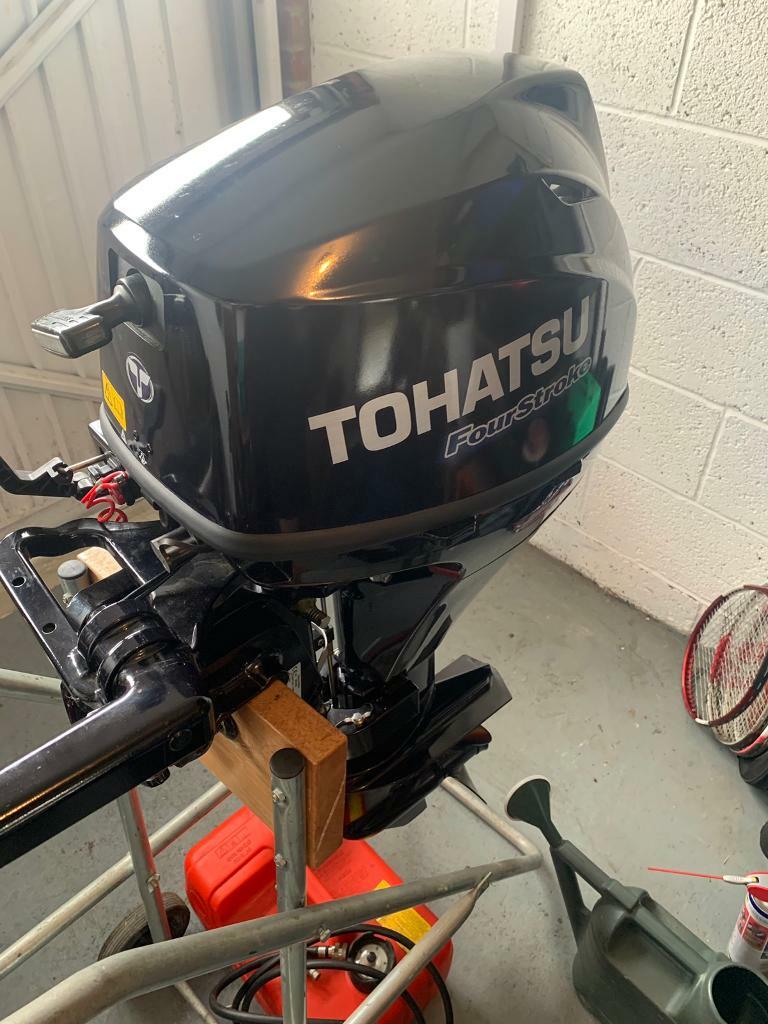 As new Tohatsu 10hp outboard motor engine for boat in Houghton Le