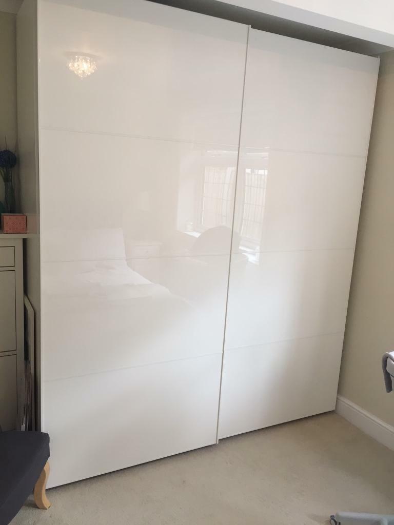 A Pair Of Ikea Wardrobe Doors Pax In Hutton Essex