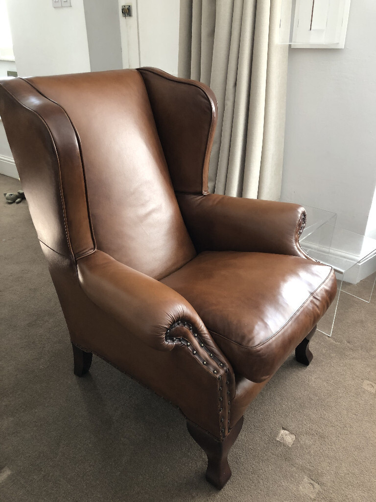 Tetrad Compton Leather Armchair (by John Lewis) in Lydney