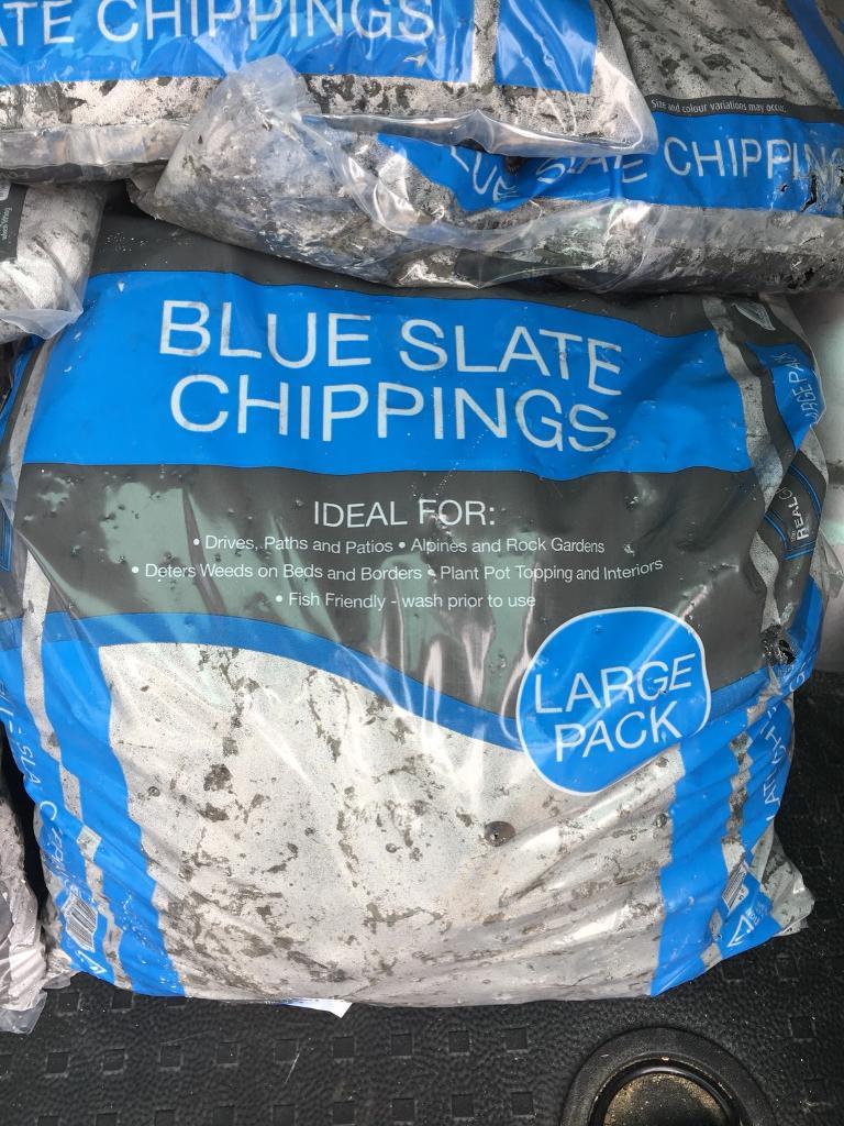 Blue slate chippings 20kg bags in Mumbles, Swansea Gumtree