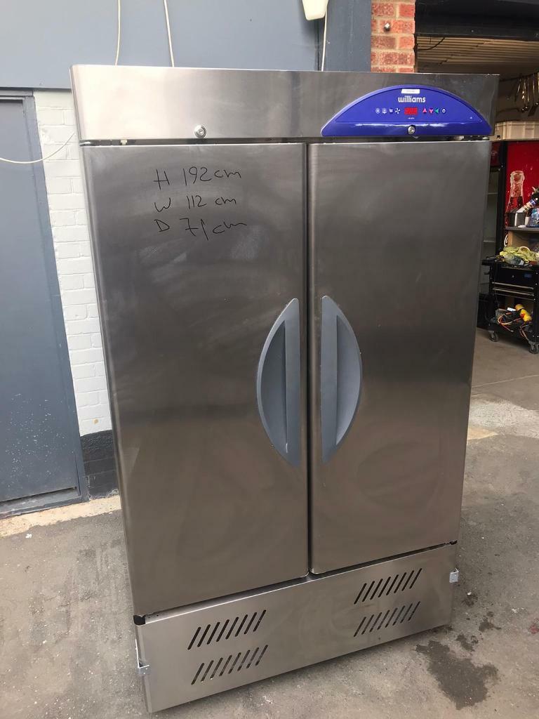 Commercial double door freezer for shop cafe restaurant freezer pizza