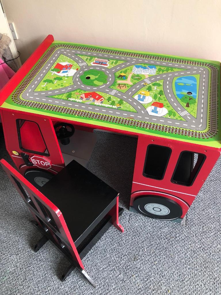 Kids Bus Table And Chair In Richmond London Gumtree