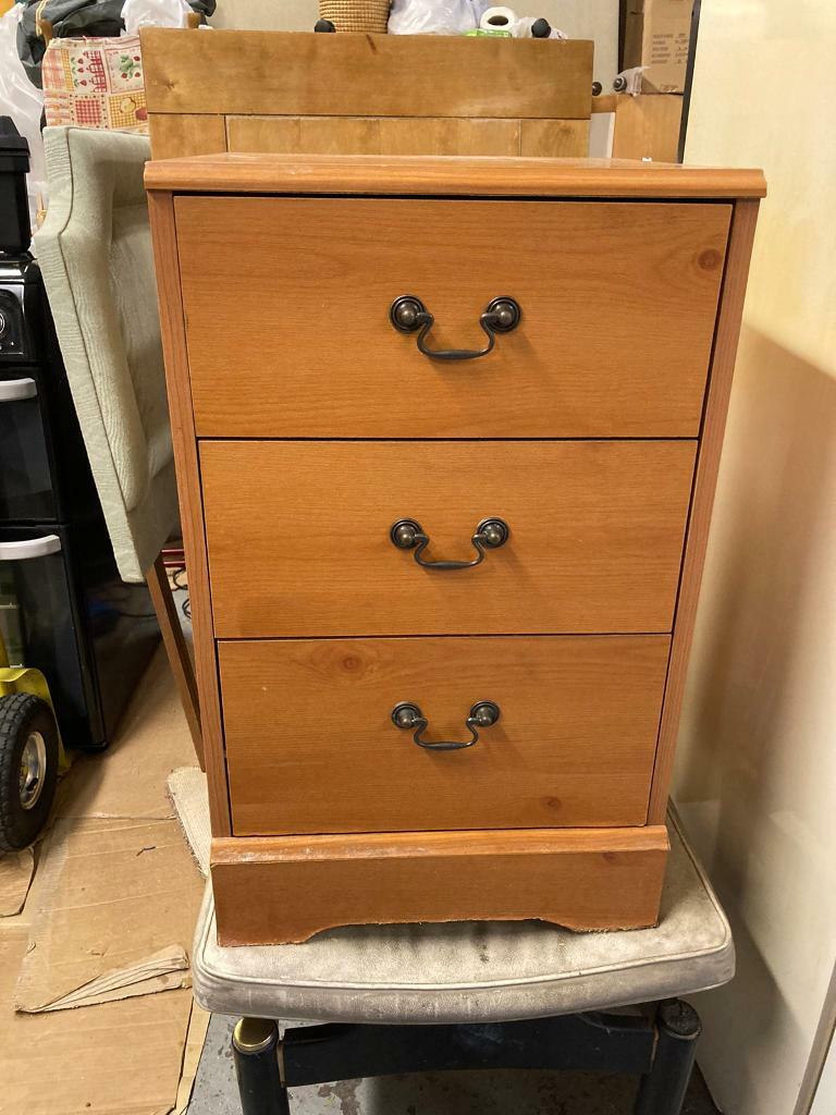Oak Effect Bedside Table. in Coventry, West Midlands Gumtree