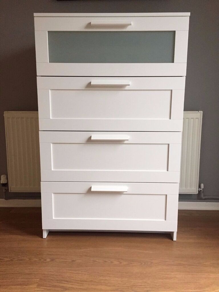 IKEA Furniture 'BRIMNES' 4 Drawer Dresser White in