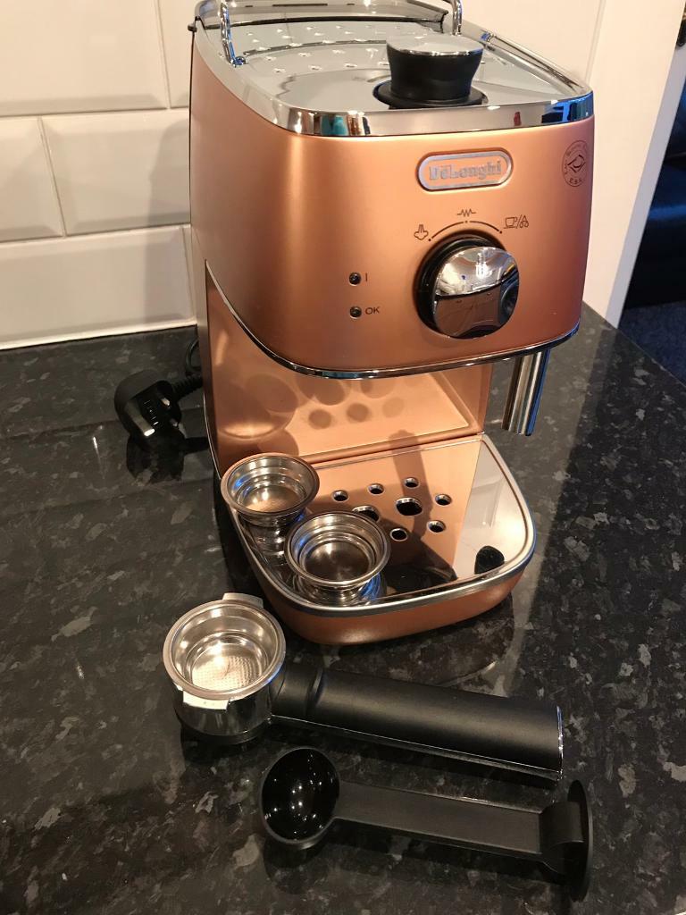 Delonghi / De'Longhi Distinta ECI 341 Coffee Machine Copper Colour