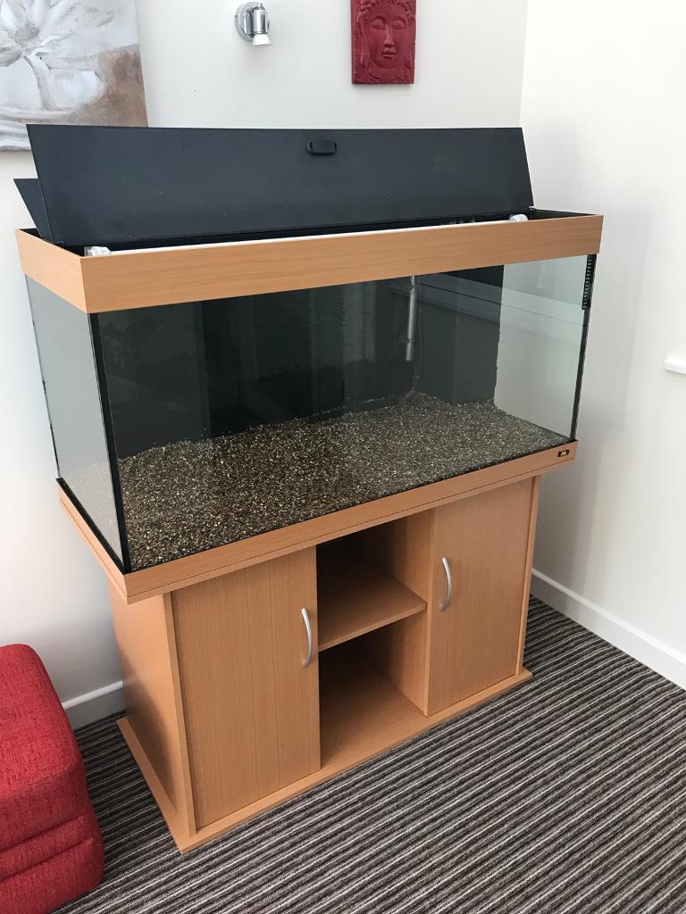 Juwel Rio 300 Tank Aquarium with Stand & built in Filter,Bogwood/Rocks