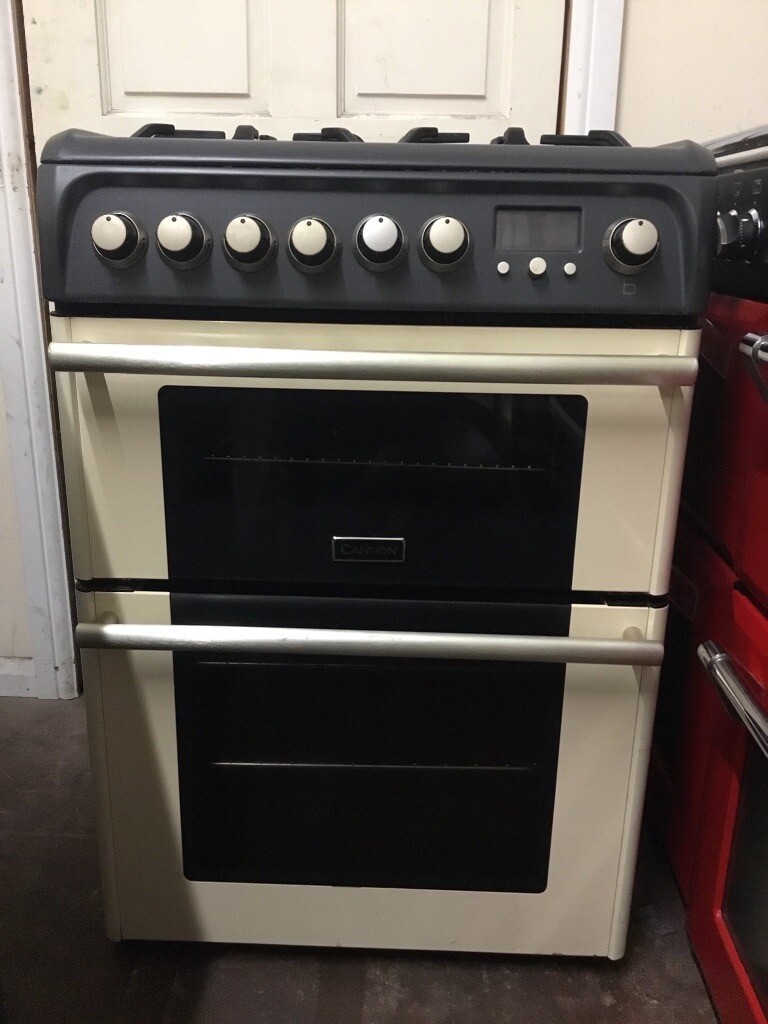 Cannon dual fuel gas cooker 60cm FSD cream 3 months warranty free local