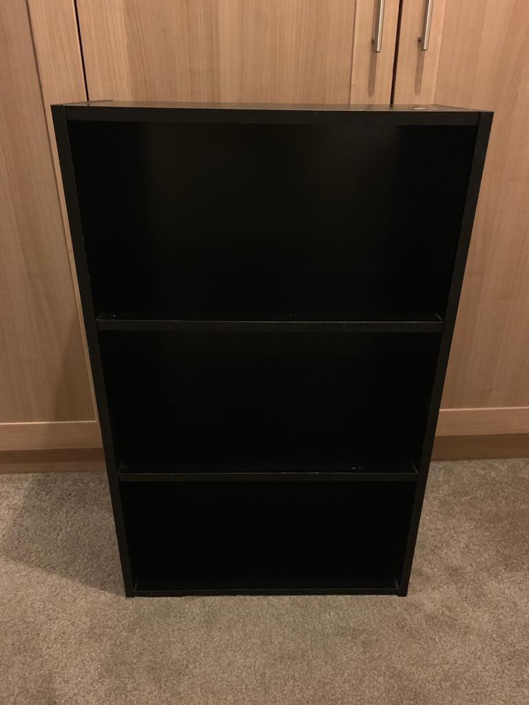 Small black bookcase in Shepshed, Leicestershire Gumtree