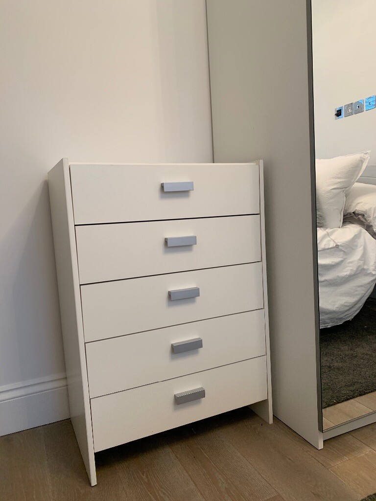 New white bedroom drawers in Putney, London Gumtree
