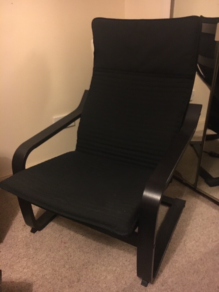 Ikea Armchair Poang Black Brown In Leith Edinburgh Gumtree