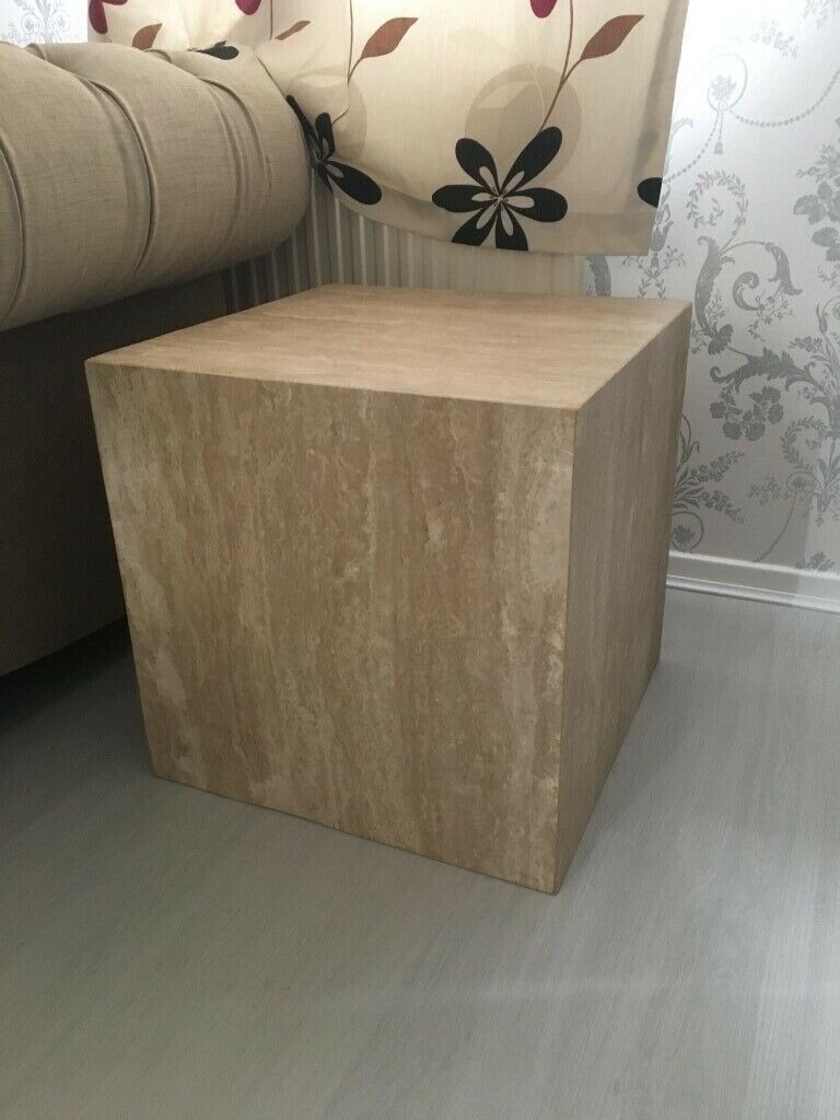 Solid Marble side table / cube table | in Taverham, Norfolk | Gumtree